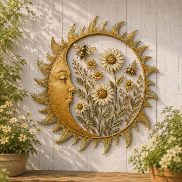 🌞 Collection de décorations murales  Vintage Sun Garden
