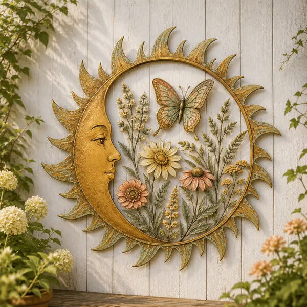 🌞 Collection de décorations murales  Vintage Sun Garden