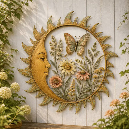 🌞 Collection de décorations murales  Vintage Sun Garden