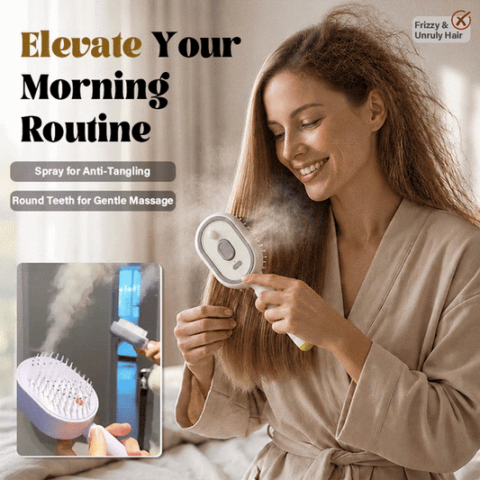 💨 Brosse à cheveux Nano Steam : une hydratation instantanée digne d'un salon de coiffure ! 💇‍♀️