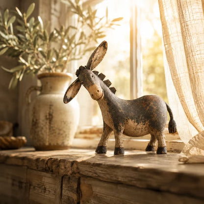 🫏 Décoration rustique sur le thème de l'âne – Une touche de charme champêtre chez vous ! 🤎
