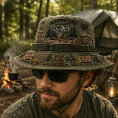 🌲L'aventure, c'est un art de vivre – Chapeau Boonie