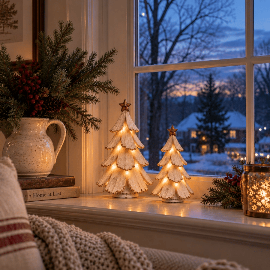 🎄✨ Sapin de Noël LED vintage – Faites revivre la nostalgie ! 💡