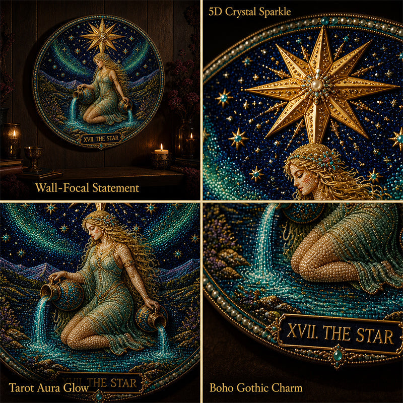 🧘‍♀️ Découvrez votre lumière sacrée : l'art du tarot en diamants avec le Grand Arcane 🌘