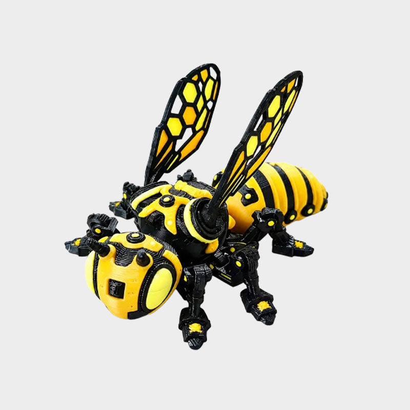 🐝 Une abeille infatigable : cette figurine mécanique apporte une touche de fantaisie à votre espace de travail ! 🛠️