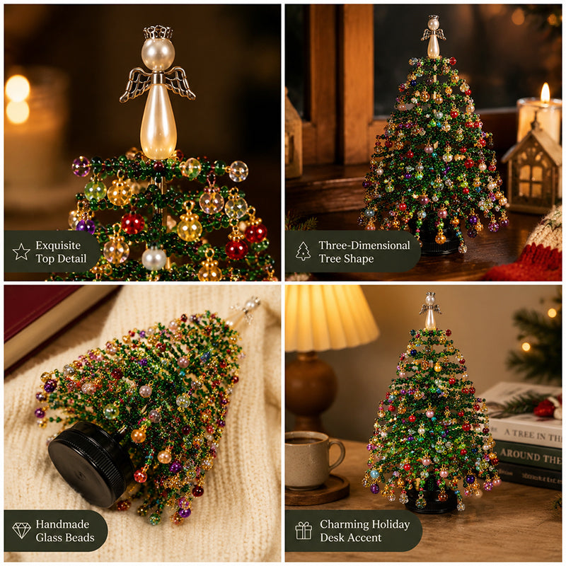 🎄 Kit de bricolage pour sapin de Noël en perles – Créez votre propre décoration de Noël scintillante ! ✨🎁