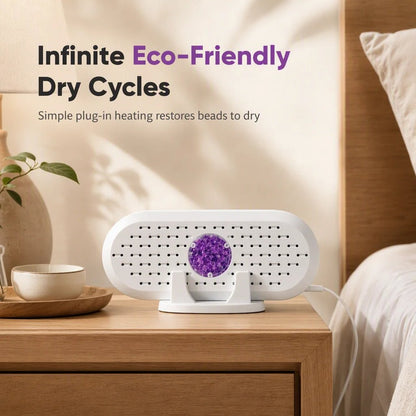 💧👕 Mini-déshumidificateur réutilisable – Pour des armoires et des tiroirs plus frais et plus secs