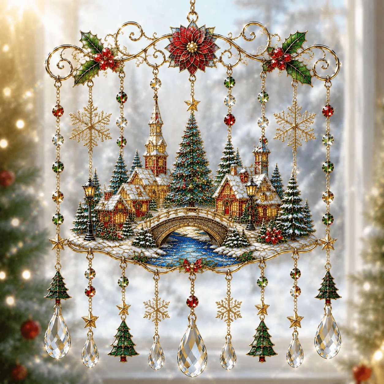 🌟 Élégante cloche de Noël en verre – Une décoration de Noël intemporelle et chaleureuse ! 🎄🔔