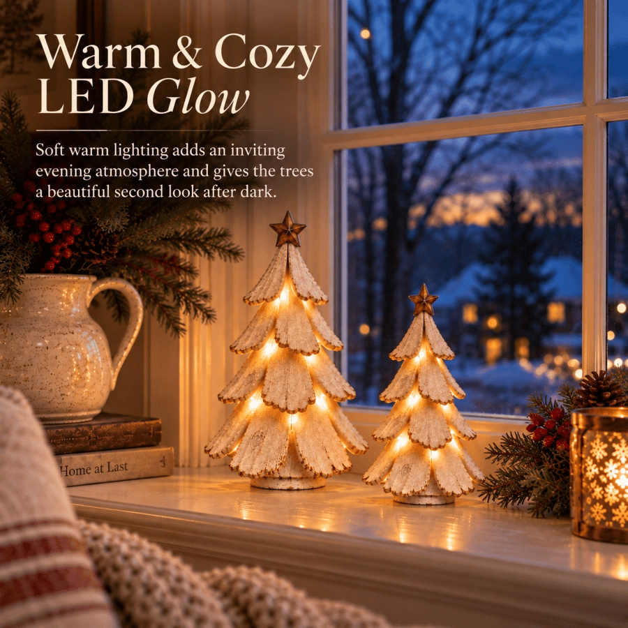 🎄✨ Sapin de Noël LED vintage – Faites revivre la nostalgie ! 💡