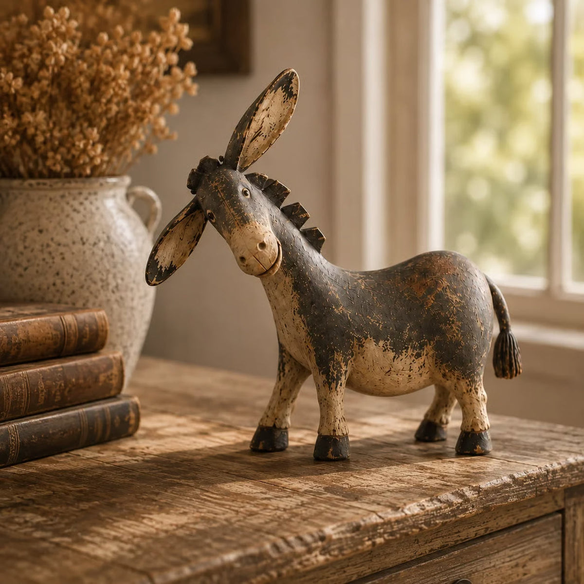 🫏 Décoration rustique sur le thème de l'âne – Une touche de charme champêtre chez vous ! 🤎