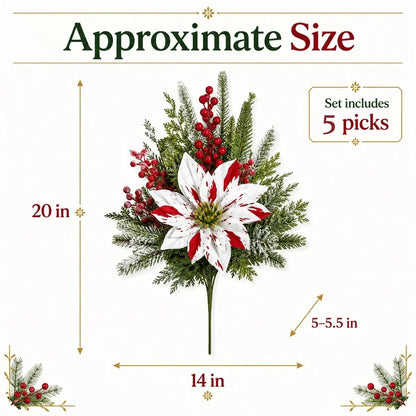 🌸✨ Liseron de Noël artificiel – fleurit toute l'année, ne nécessite aucun entretien ! 🌿