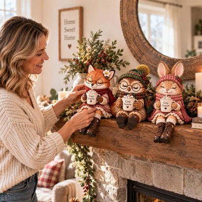 🦉✨ Animaux de Noël magiques – Petits, mignons et chaleureux !