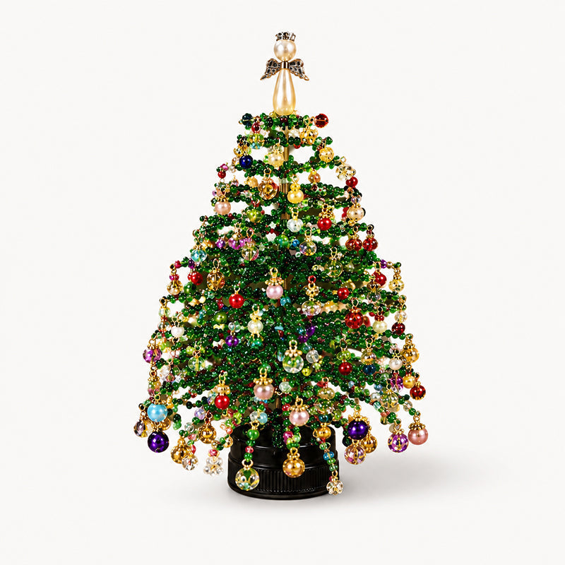 🎄 Kit de bricolage pour sapin de Noël en perles – Créez votre propre décoration de Noël scintillante ! ✨🎁