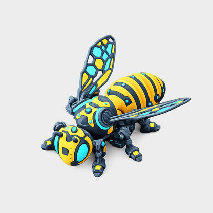 🐝 Une abeille infatigable : cette figurine mécanique apporte une touche de fantaisie à votre espace de travail ! 🛠️