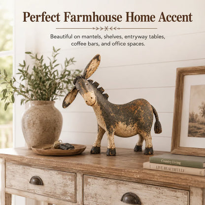 🫏 Décoration rustique sur le thème de l'âne – Une touche de charme champêtre chez vous ! 🤎