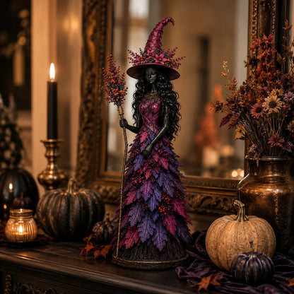 🔥🧙Une figurine d'sorcière d'automne envoûtante (✨Édition limitée 2026)