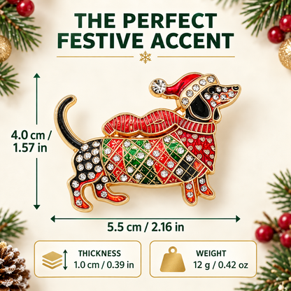 🐶 Broche en forme de teckel en édition limitée | Adorable broche en forme de teckel