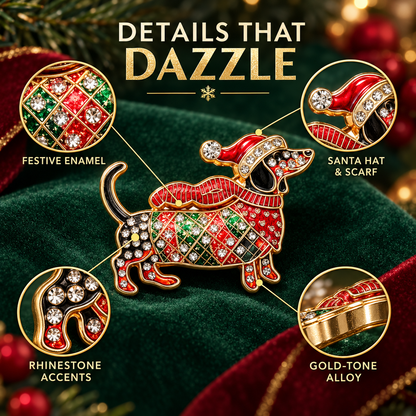 🐶 Broche en forme de teckel en édition limitée | Adorable broche en forme de teckel