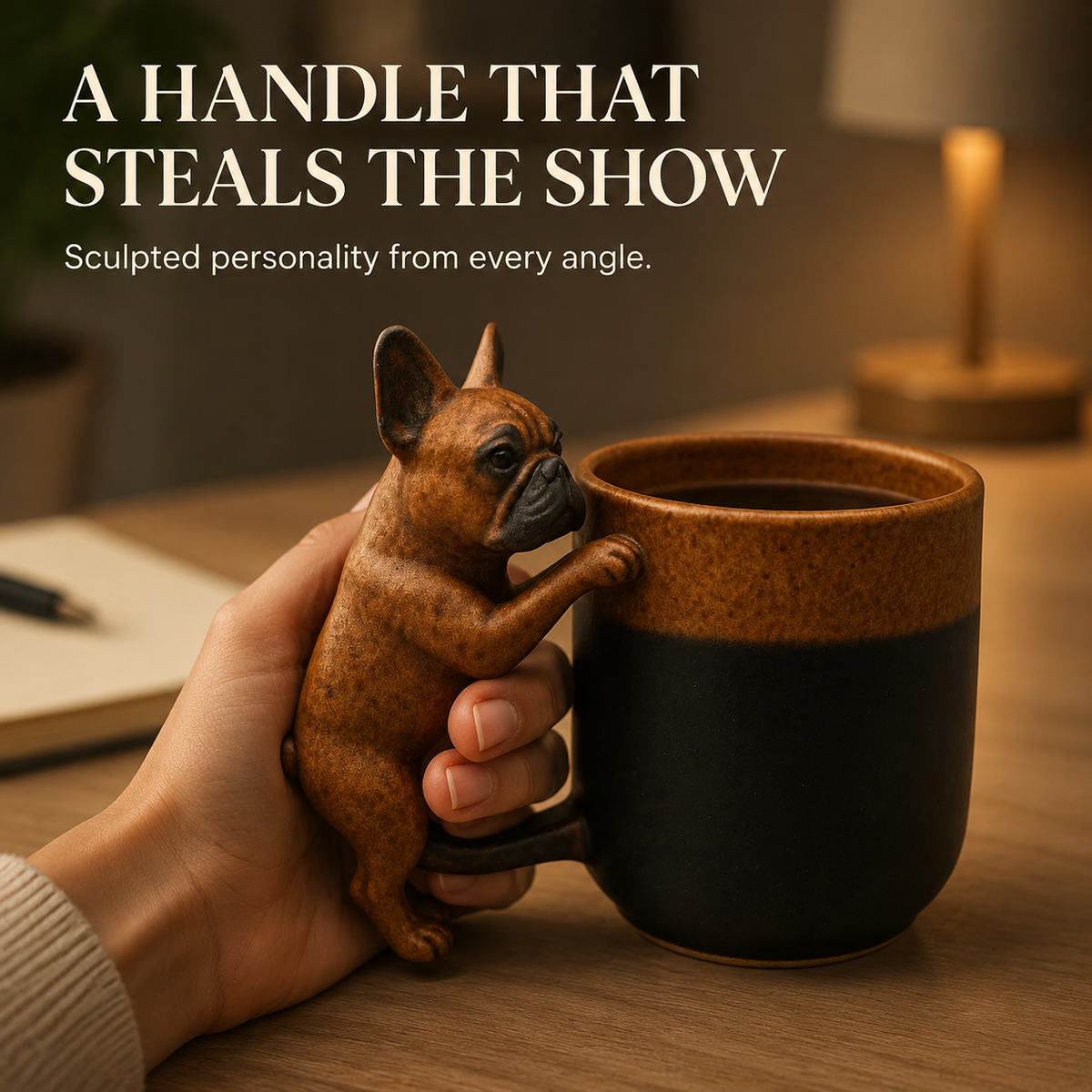 🐶☕ Tasses « Teckel » faites à la main — chaque tasse est unique !