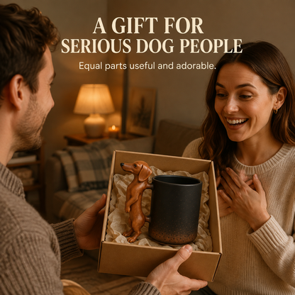 🐶☕ Tasses « Teckel » faites à la main — chaque tasse est unique !