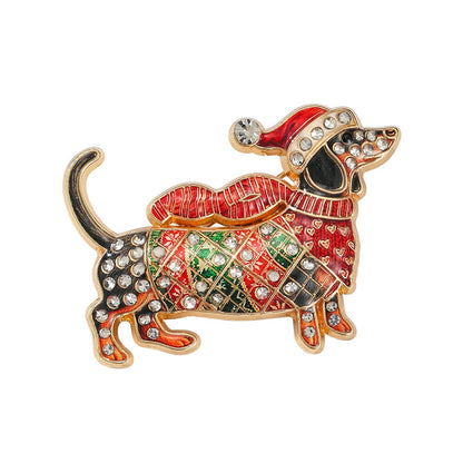 🐶 Broche en forme de teckel en édition limitée | Adorable broche en forme de teckel