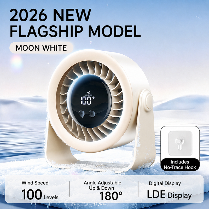 🌬️ Ventilateur mural intelligent – 100 vitesses pour un rafraîchissement toujours parfait ! ❄️✨