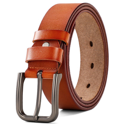🔥 Ceinture en cuir de buffle pleine fleur fabriquée à la main – Conçue pour durer