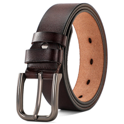 🔥 Ceinture en cuir de buffle pleine fleur fabriquée à la main – Conçue pour durer