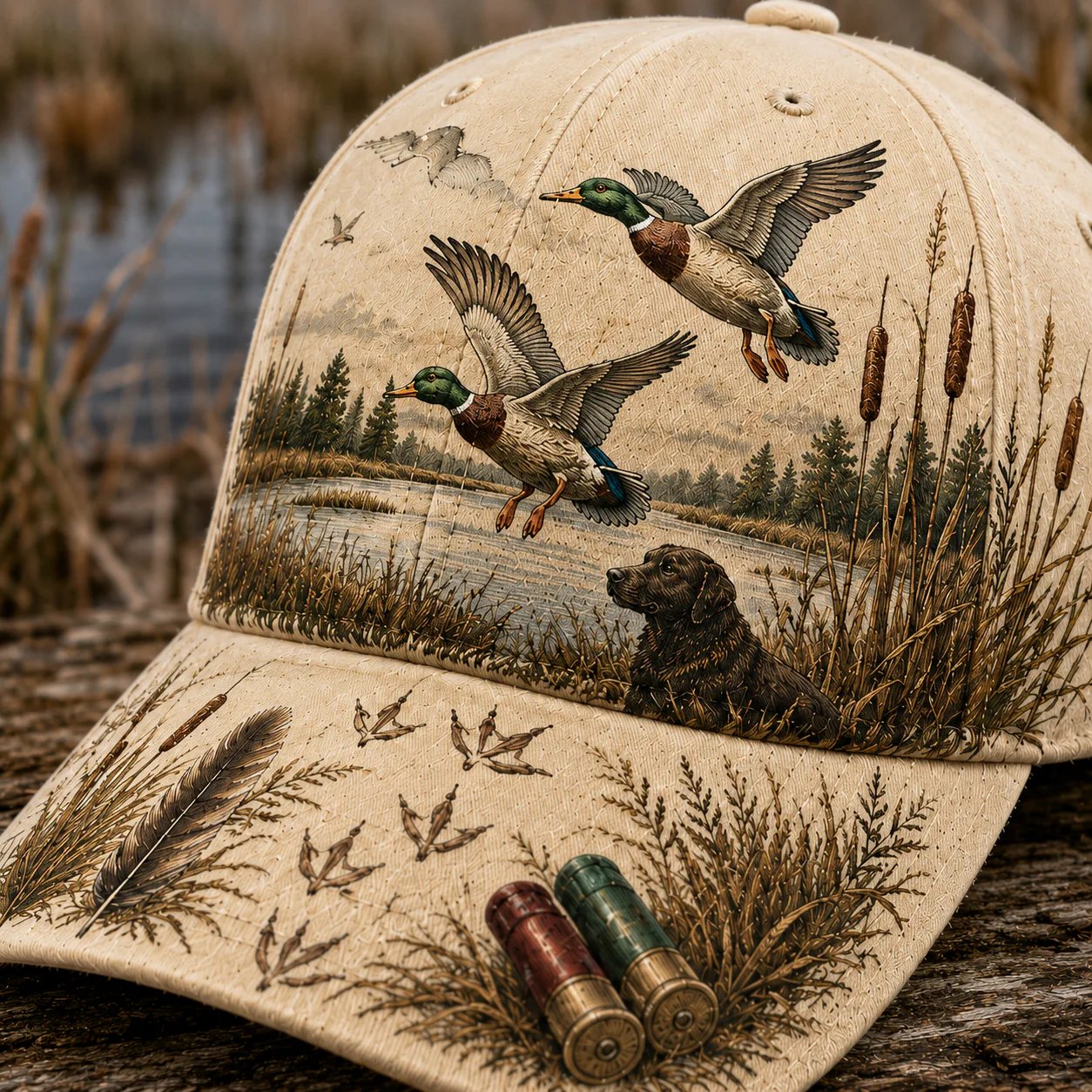 💥OFFRE SPÉCIALE : 50 % DE RÉDUCTION -🦆 CHAPEAU WILD & READY  POUR LA CHASSE AU CANARD - 100 % COTON