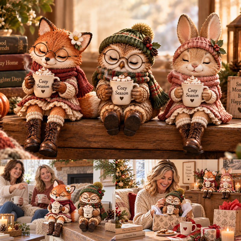 🦉✨ Animaux de Noël magiques – Petits, mignons et chaleureux !