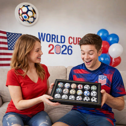 🎁50 % de réduction🔥😱🏆 56 ans de gloire : lot de mini-ballons de foot fabriqués à la main ! (1970–2026)⚽️