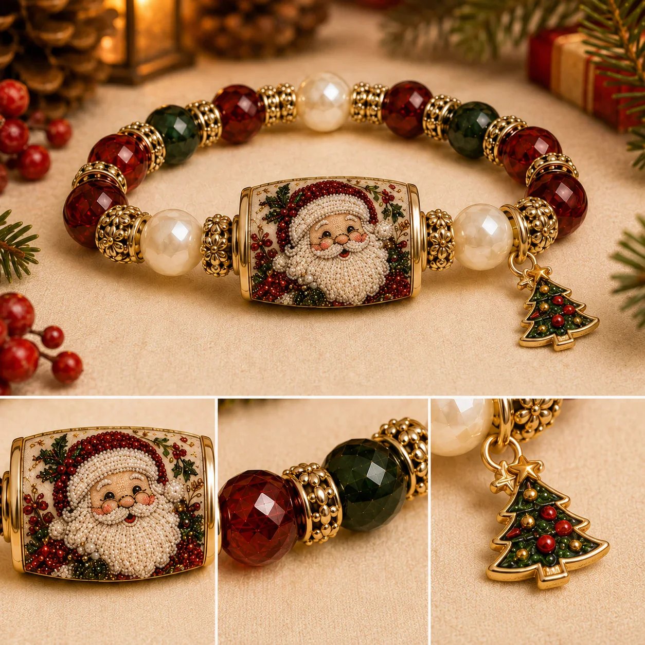 💥 Dernier jour : 50 % DE RÉDUCTION – 🎄 Bracelet de la collection Christmas Magic — Édition limitée