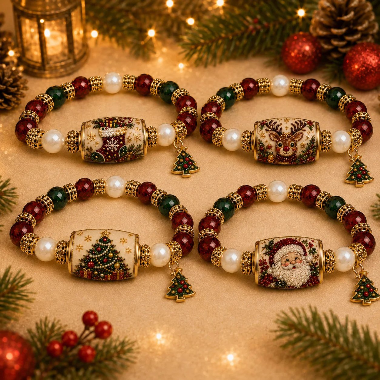 💥 Dernier jour : 50 % DE RÉDUCTION – 🎄 Bracelet de la collection Christmas Magic — Édition limitée