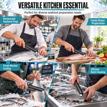 🔪🐠 Écailleur électrique – Un appareil de cuisine sans fil très puissant