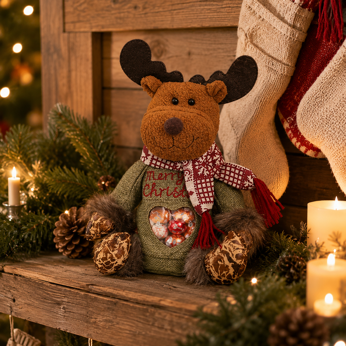 🎉🎅Sachets cadeaux de Noël à fermeture éclair🎁
