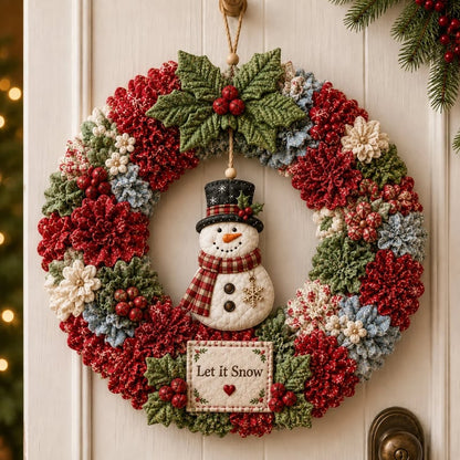 🎄 Kit de couronne de Noël à réaliser soi-même avec une création sur tableau d'affichage – Décoration de porte de Noël faite main