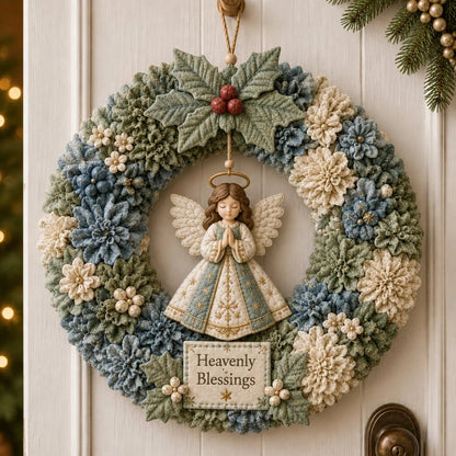 🎄 Kit de couronne de Noël à réaliser soi-même avec une création sur tableau d'affichage – Décoration de porte de Noël faite main