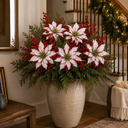 🌸✨ Liseron de Noël artificiel – fleurit toute l'année, ne nécessite aucun entretien ! 🌿