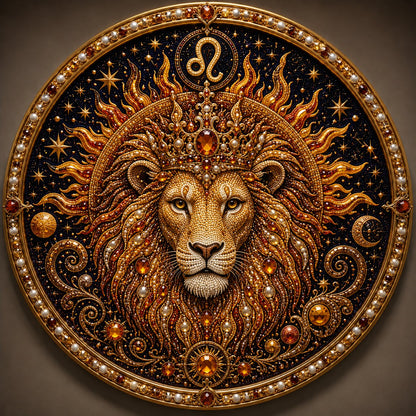 🔥Créez votre propre chef-d’œuvre céleste — Kit de bricolage « Art des perles » des 12 signes du zodiaque ♈🌙