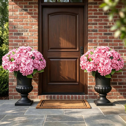 🌼Hortensias artificiels d'extérieur – résistants aux UV, imperméables et résistants au vent💐🌸