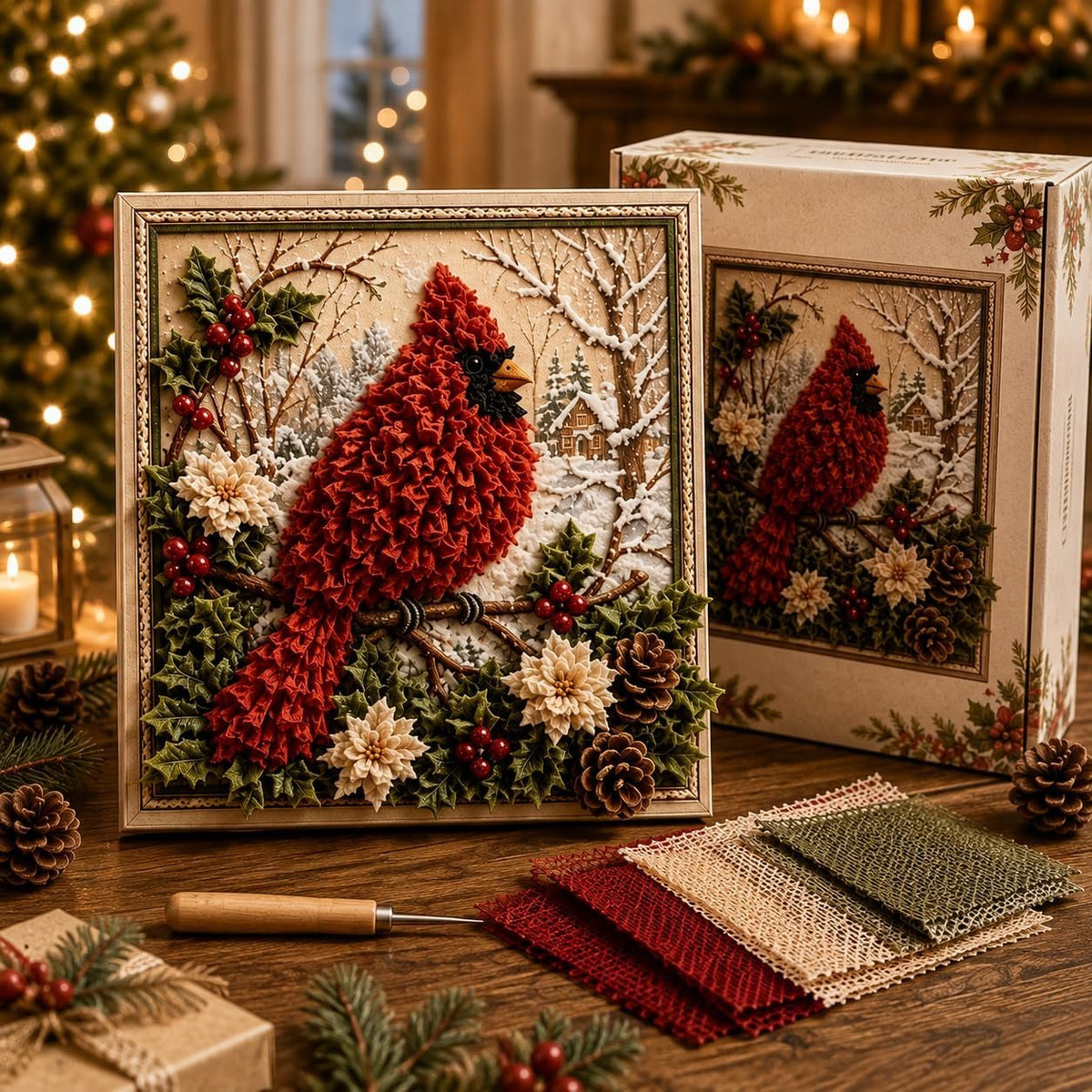 🎁🎅 Kit de tampons de Noël en 3D pour tissu