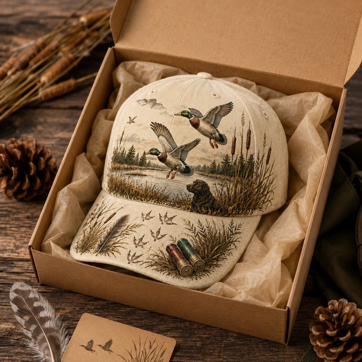 💥OFFRE SPÉCIALE : 50 % DE RÉDUCTION -🦆 CHAPEAU WILD & READY  POUR LA CHASSE AU CANARD - 100 % COTON