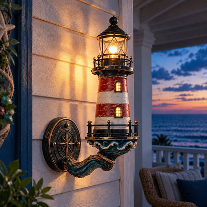 ⚓✨ Applique murale vintage Phare côtier – Faites entrer la mer chez vous !