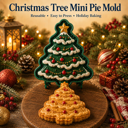 🎄 Collection de 8 moules à mini-tartes de Noël aux motifs variés