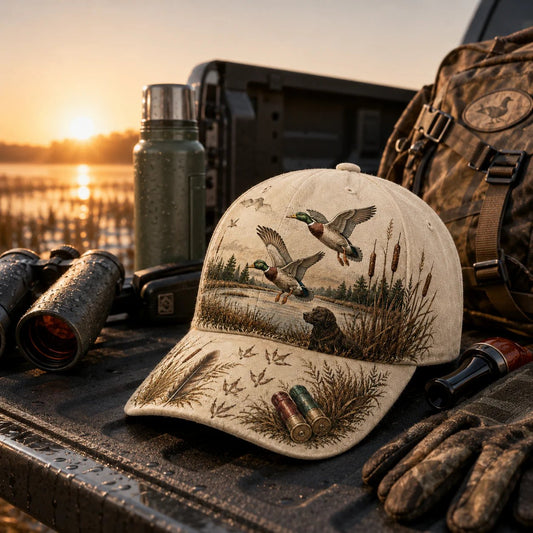 💥OFFRE SPÉCIALE : 50 % DE RÉDUCTION -🦆 CHAPEAU WILD & READY  POUR LA CHASSE AU CANARD - 100 % COTON