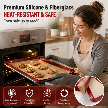 🍕🔥 Tapis de cuisson en silicone modulable – Passez d'un tapis de cuisson à un panier de cuisson en quelques secondes ! ✨