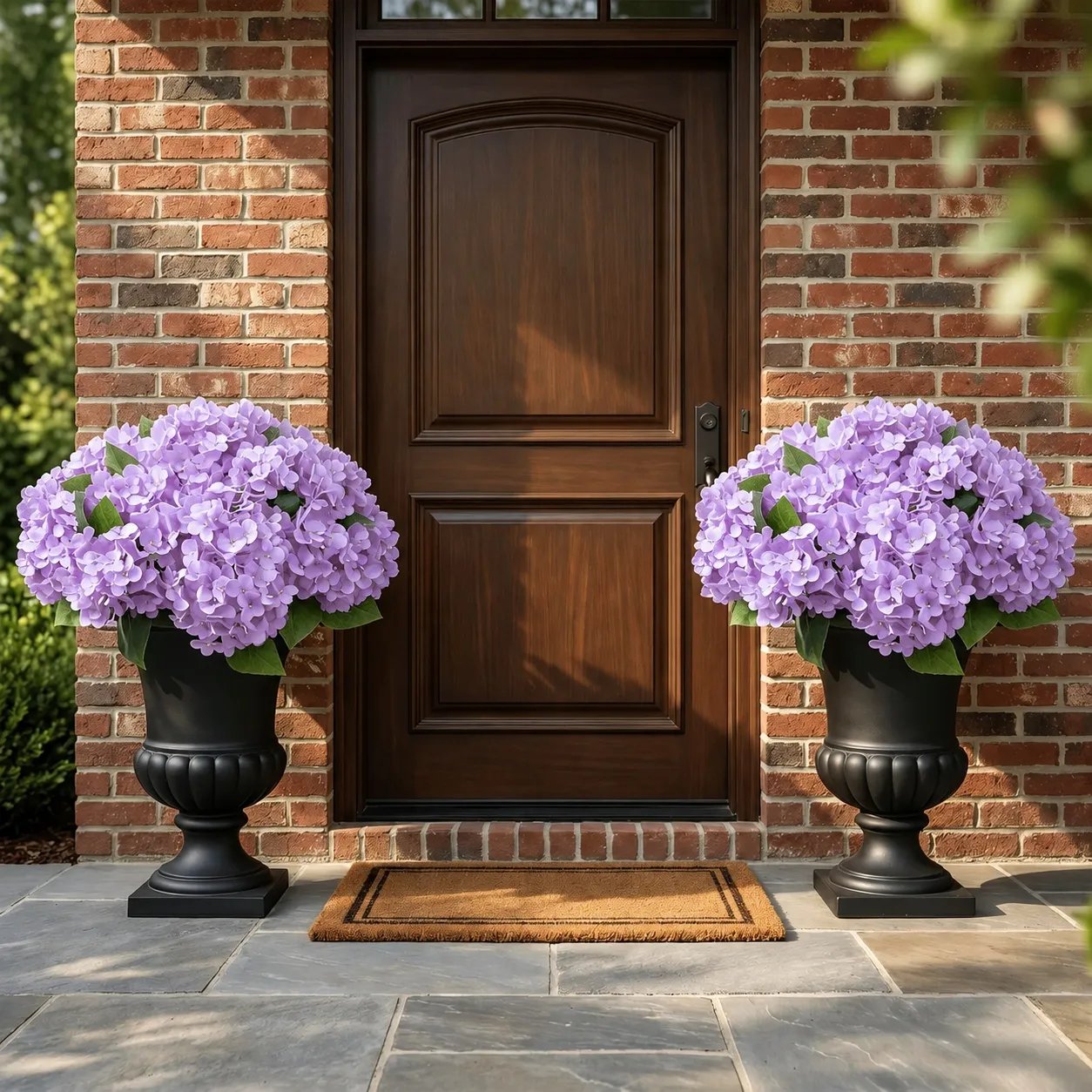 🌼Hortensias artificiels d'extérieur – résistants aux UV, imperméables et résistants au vent💐🌸