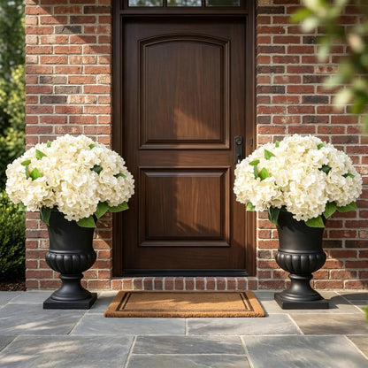 🌼Hortensias artificiels d'extérieur – résistants aux UV, imperméables et résistants au vent💐🌸