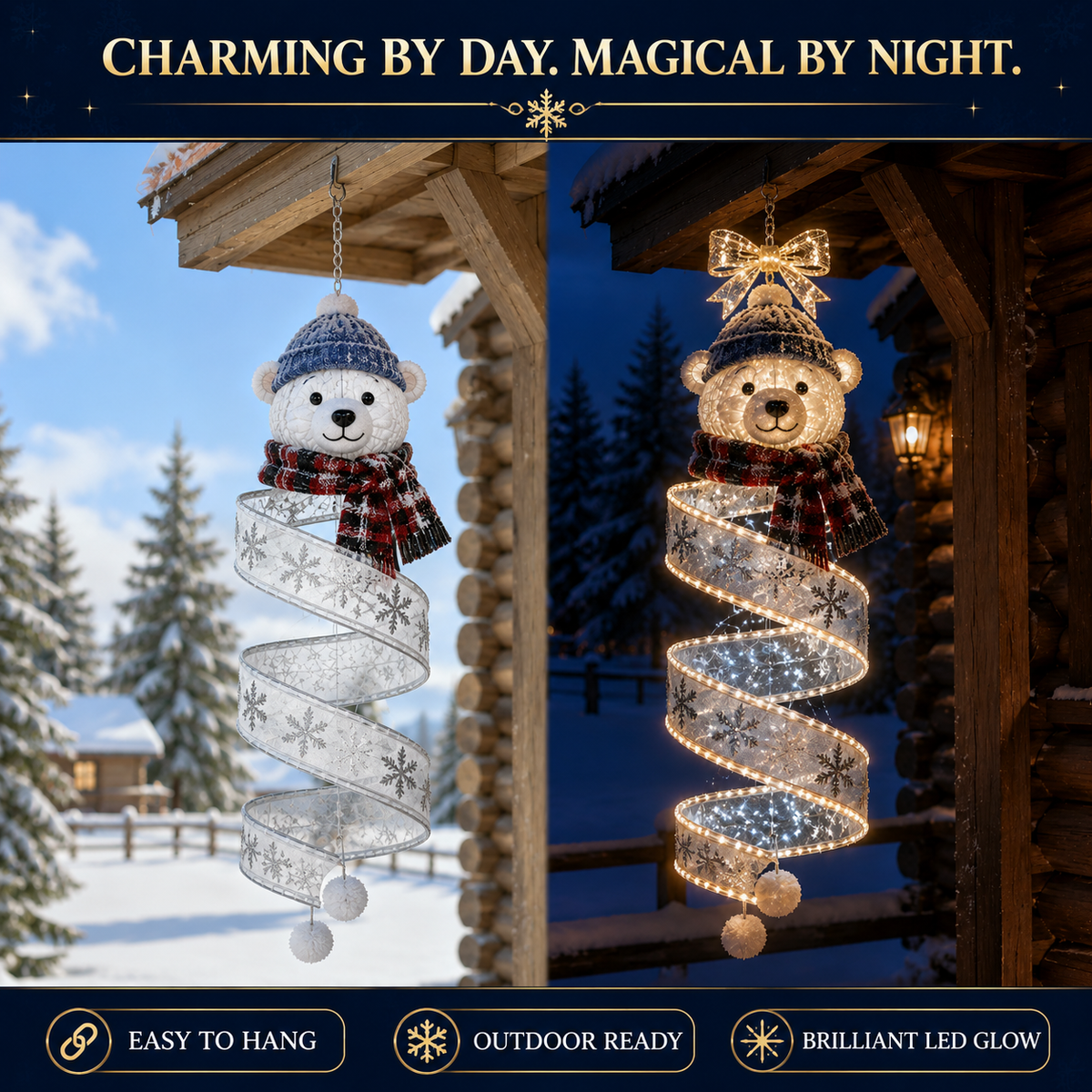 🎄Collection Magie de Noël guirlandes lumineuses LED en spirale