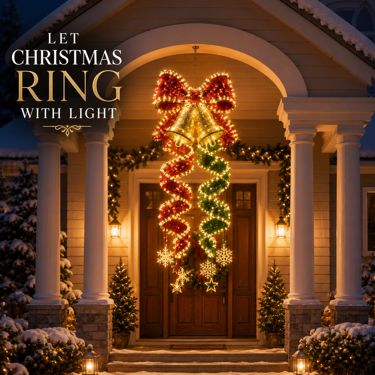 🎄Collection Magie de Noël guirlandes lumineuses LED en spirale